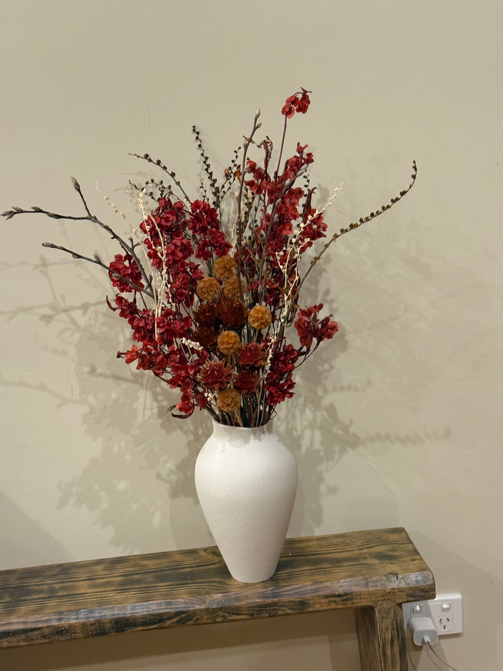 Crimson Meadow Arrangement
