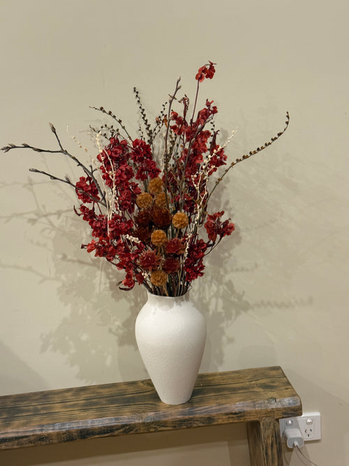 Crimson Meadow Arrangement